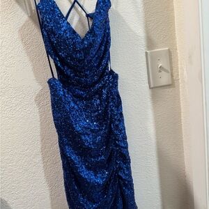 Windsor blue sequin dress